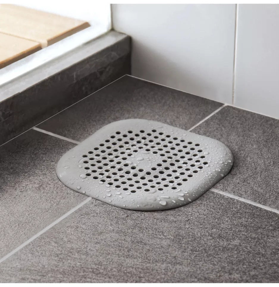 Silicone Drain Hair Catcher – Shower & Sink Strainer Cover