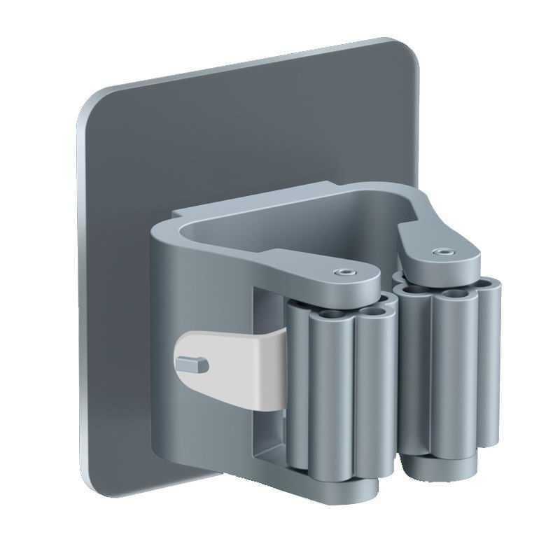 Wall Mount Mop Hook – Strong Adhesive, No Drilling