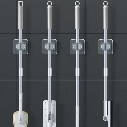 Wall Mount Mop Hook – Strong Adhesive, No Drilling