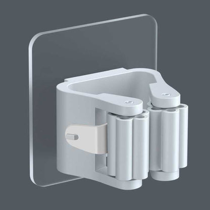 Wall Mount Mop Hook – Strong Adhesive, No Drilling