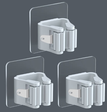 Wall Mount Mop Hook – Strong Adhesive, No Drilling