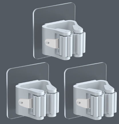 Wall Mount Mop Hook – Strong Adhesive, No Drilling
