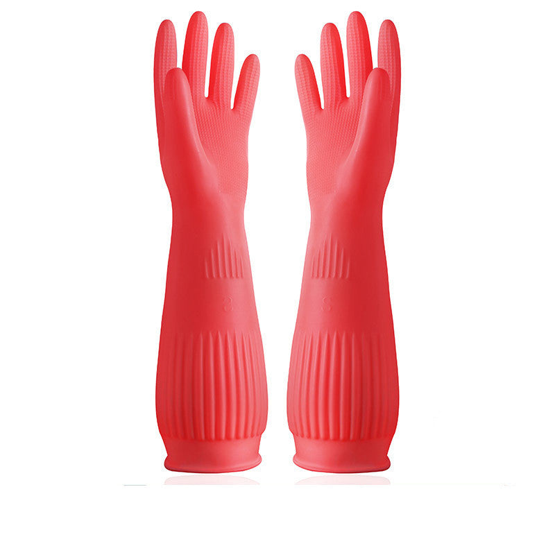 Waterproof Rubber Gloves – Thick Cleaning Gloves for Kitchen & Bathroom