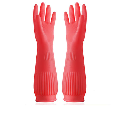 Waterproof Rubber Gloves – Thick Cleaning Gloves for Kitchen & Bathroom