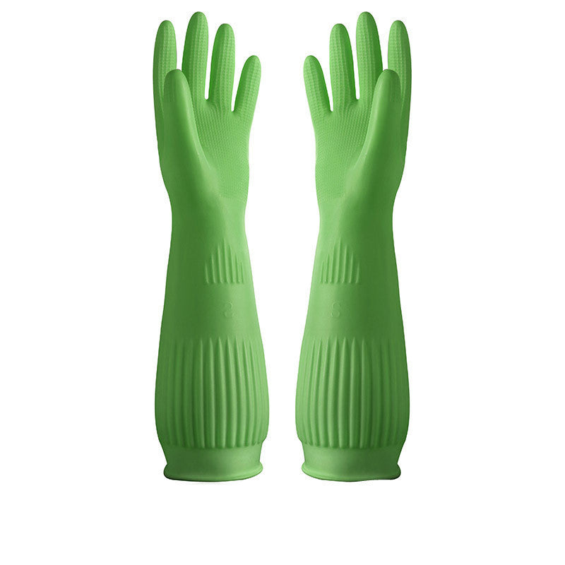 Waterproof Rubber Gloves – Thick Cleaning Gloves for Kitchen & Bathroom