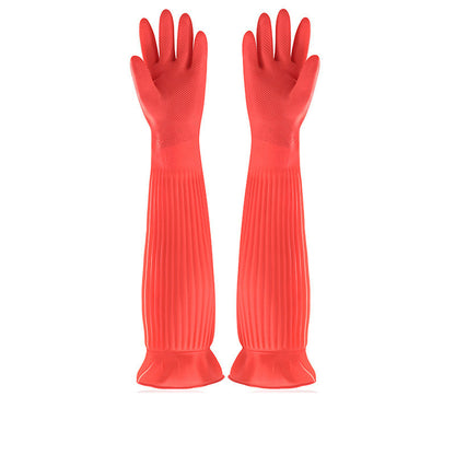 Waterproof Rubber Gloves – Thick Cleaning Gloves for Kitchen & Bathroom