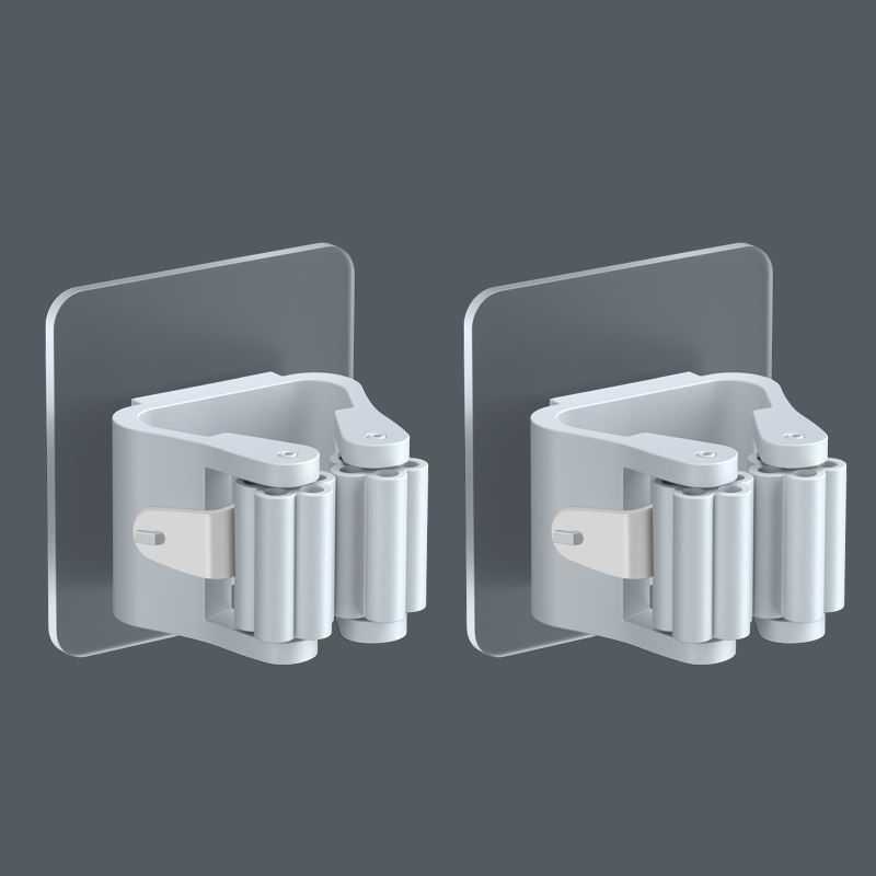 Wall Mount Mop Hook – Strong Adhesive, No Drilling