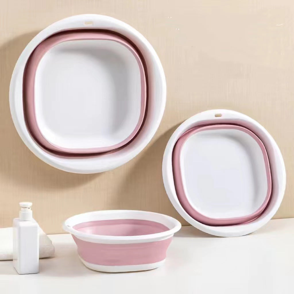 Foldable Silicone Washbasin – Space Saving for Kitchen & Travel