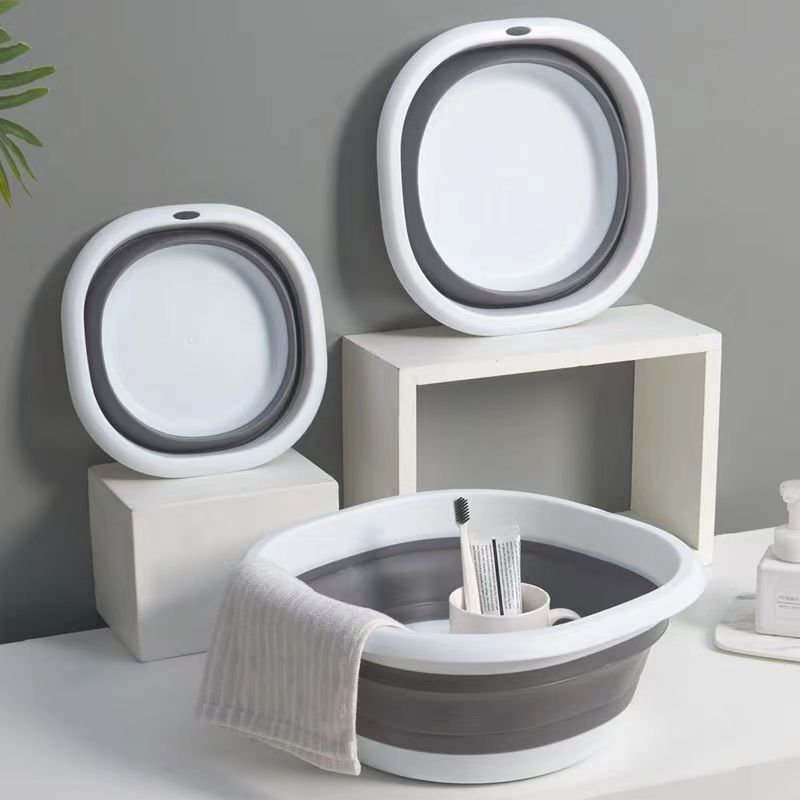 Foldable Silicone Washbasin – Space Saving for Kitchen & Travel