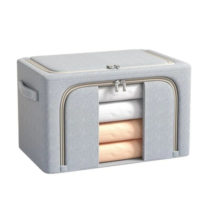 Foldable Oxford Storage Box – Clothes & Blanket Organizer