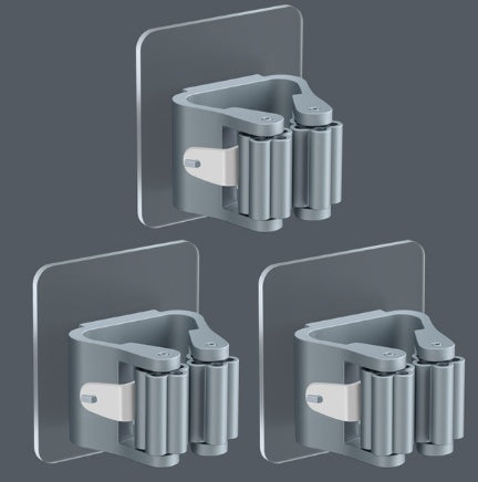 Wall Mount Mop Hook – Strong Adhesive, No Drilling