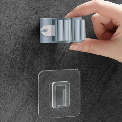 Wall Mount Mop Hook – Strong Adhesive, No Drilling