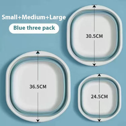 Foldable Silicone Washbasin – Space Saving for Kitchen & Travel