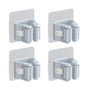 Wall Mount Mop Hook – Strong Adhesive, No Drilling